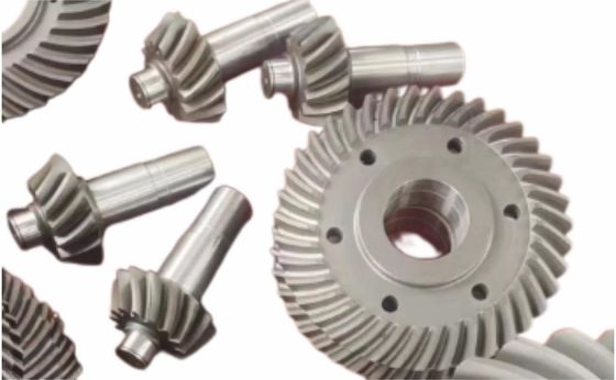Ingranaggio a trasmissione ipoidale a basso usura anello a spirale ingranaggio a modulo piccolo in acciaio