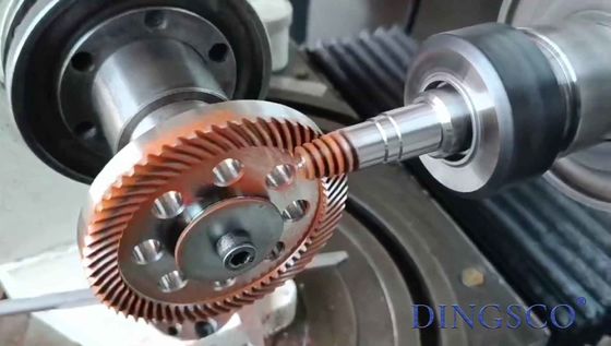 Ingranaggio a trasmissione ipoidale a basso usura anello a spirale ingranaggio a modulo piccolo in acciaio